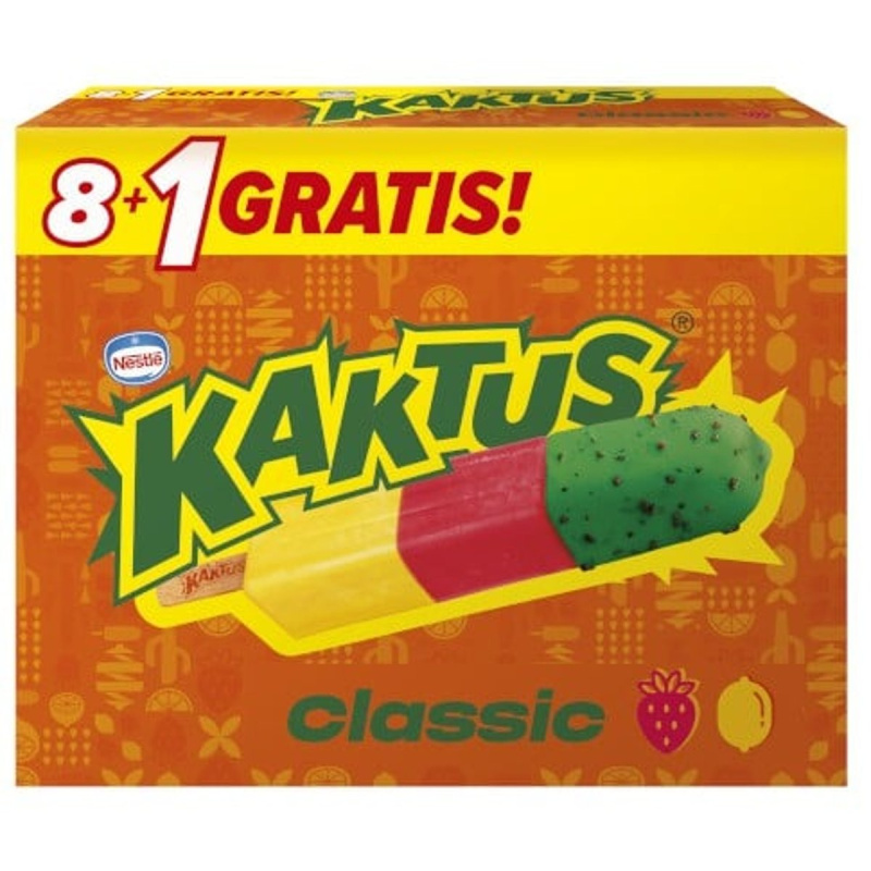 Kaktus Nanuky jahoda a citron multipack (9×45 ml)
