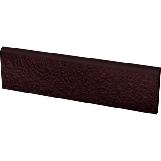 Sokl Paradyz Klinker Natural brown duro 8x30 cm reliéfní SKNATURALBRDU