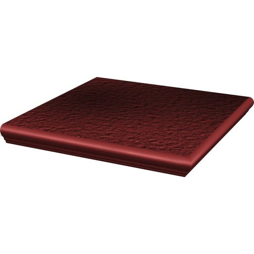Schodovka rohová Paradyz Klinker Cloud rosa duro 33x33 cm reliéfní SCFCLOUDRODURH