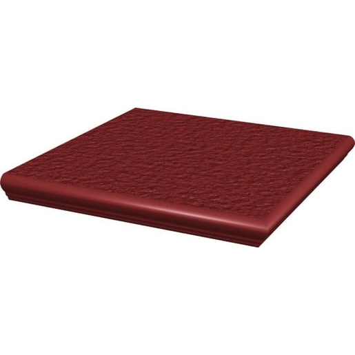 Schodovka rohová Paradyz Klinker Natural rosa duro 33x33 cm reliéfní SCFNATURALRODURH