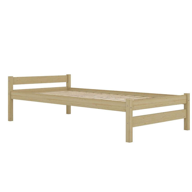 Postel Dawid standard 80x180 přírodní, lakovaná