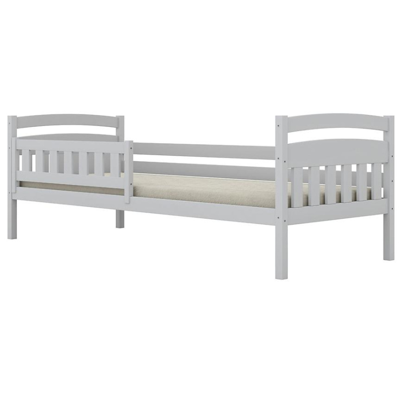 Postel Tosia standard + zábrana 80x200 bílá