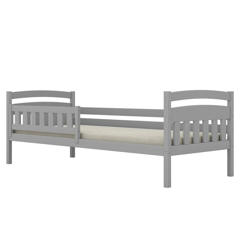 Postel Tosia standard + zábrana 80x180 šedá