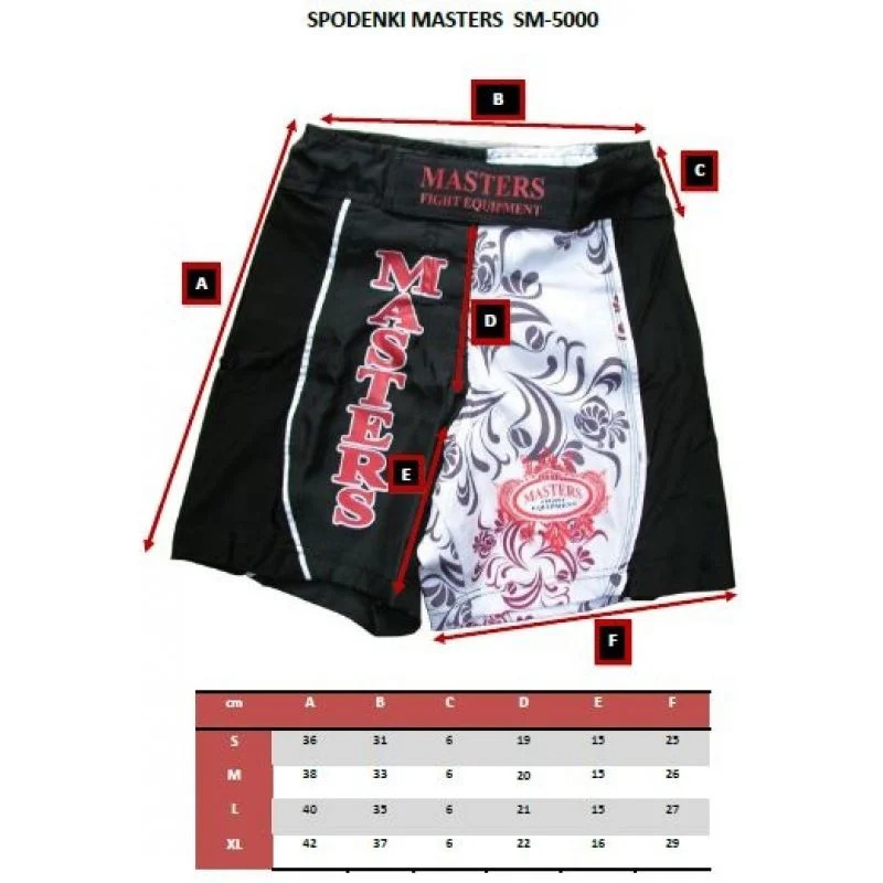 MMA Masters Jr Kids-SM-5000 šortky 065000-M xs