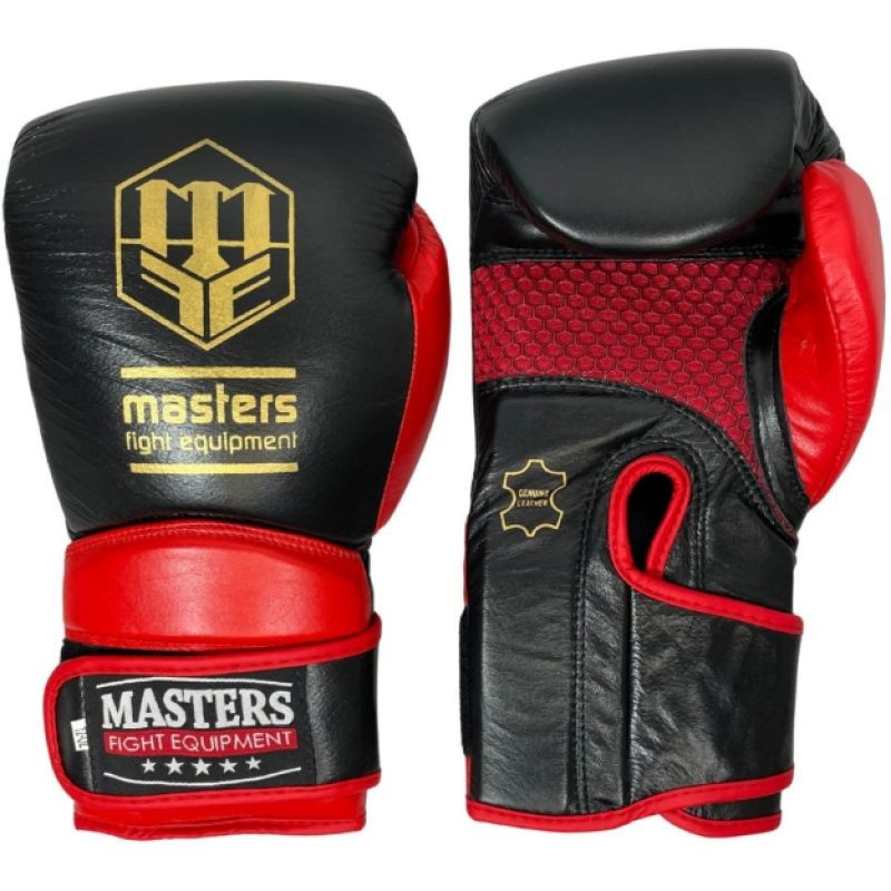 Boxerské rukavice RBT-PRO-TRAIN 12 oz černá a modrá