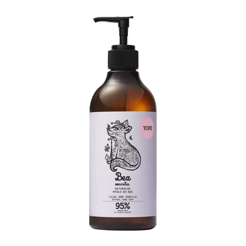 YOPE Tekuté mýdlo Šeřík a vanilka 500 ml