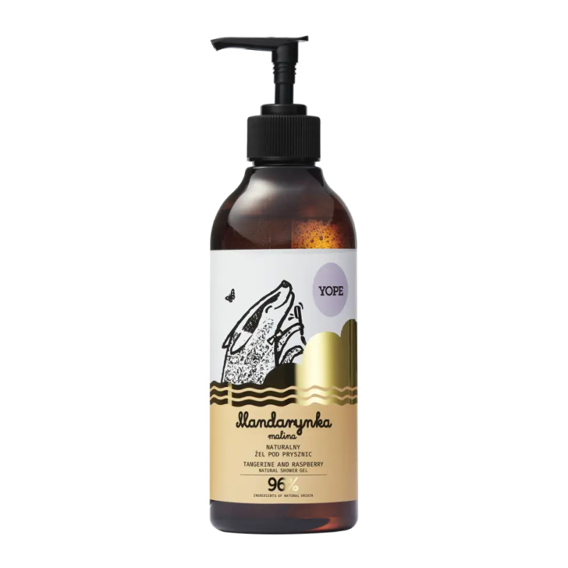 YOPE Sprchový gel Mandarinka a malina 400 ml