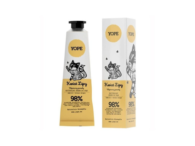 Yope Přírodní krém na ruce Linden Blossom, 50 ml