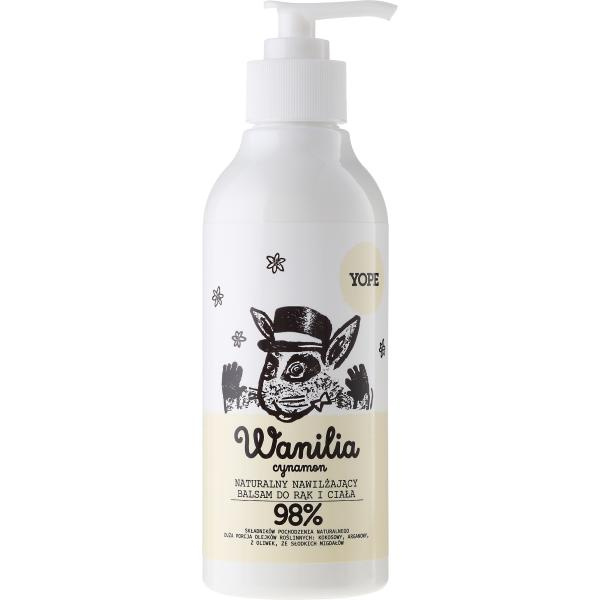 Yope Tělové mléko Vanilla & Cinnamon, 300ml