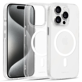 Průhledný MagSafe kryt Liavec Glossy pro iPhone 13 / 14