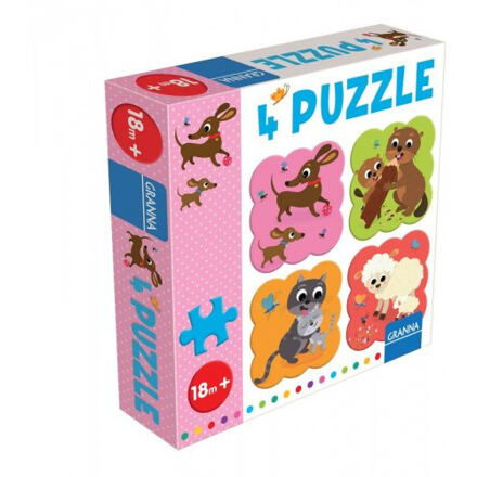 4 puzzle Jezevčík Pygmalino, s.r.o.