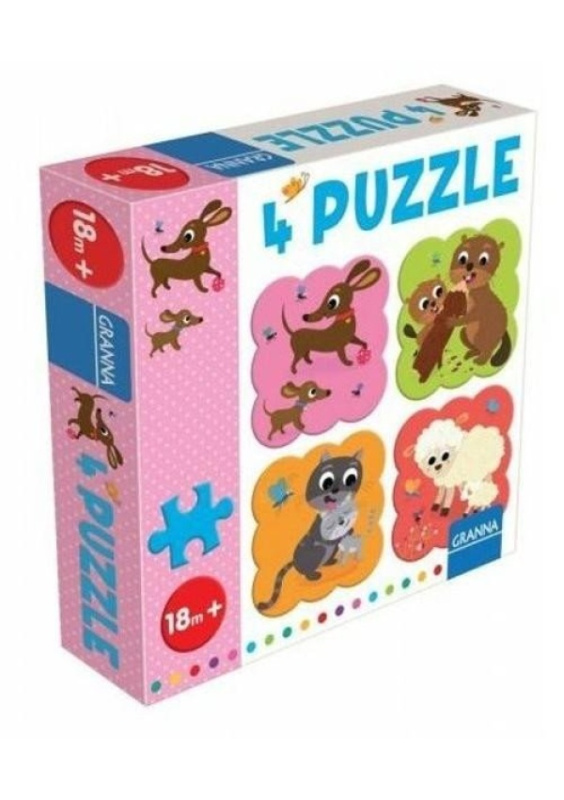 4 puzzle Jezevčík Pygmalino, s.r.o.