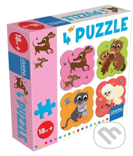 4 puzzle Jezevčík Pygmalino, s.r.o.