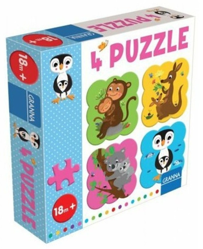 4 puzzle Tučňák Pygmalino, s.r.o.