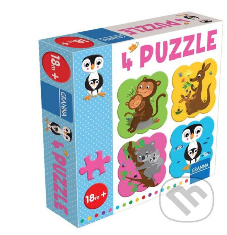 4 puzzle Tučňák Pygmalino, s.r.o.