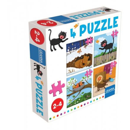 4 puzzle Kočka Pygmalino, s.r.o.