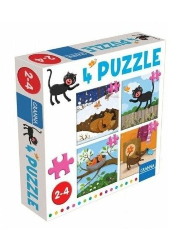 4 puzzle Kočka Pygmalino, s.r.o.