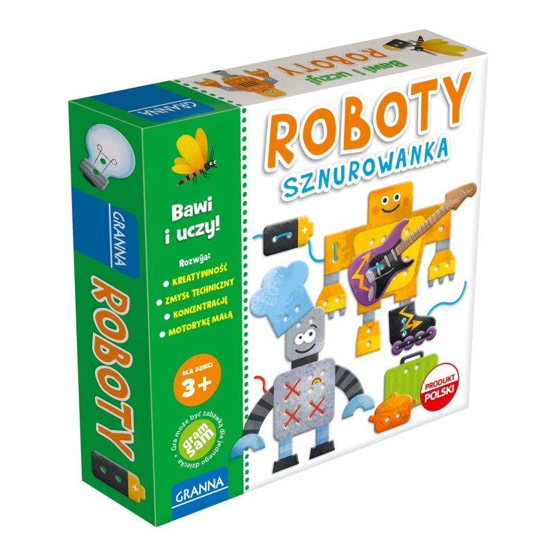 Granna provlékací roboty – kreativní sada pro děti