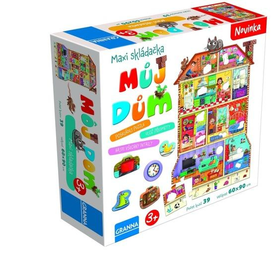 Maxi puzzle s otvory Můj dům
