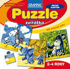 GRANNA zvířátka 4v1 4,6,9,12 dílků