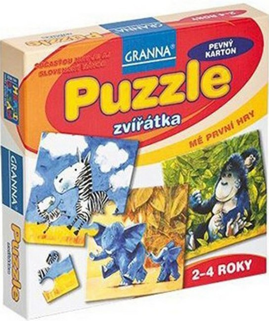 GRANNA zvířátka 4v1 4,6,9,12 dílků