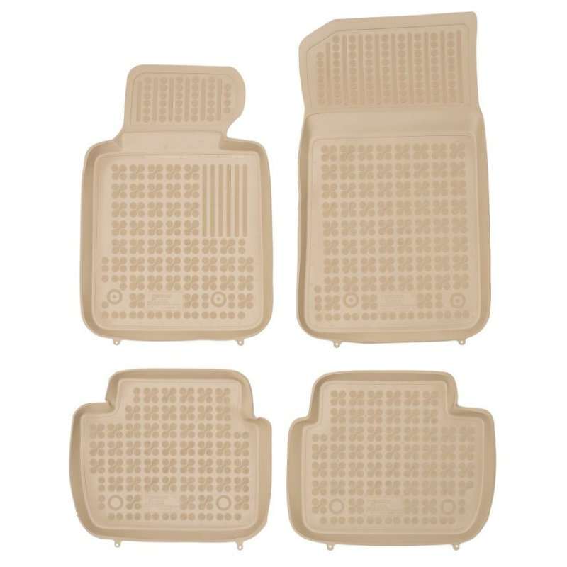 Gumové autokoberce BMW 3 1998-2006 (E46, béžové)