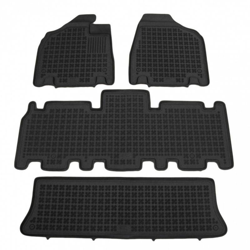 Gumové autokoberce Kia Carnival 2006-2014 (7 míst)