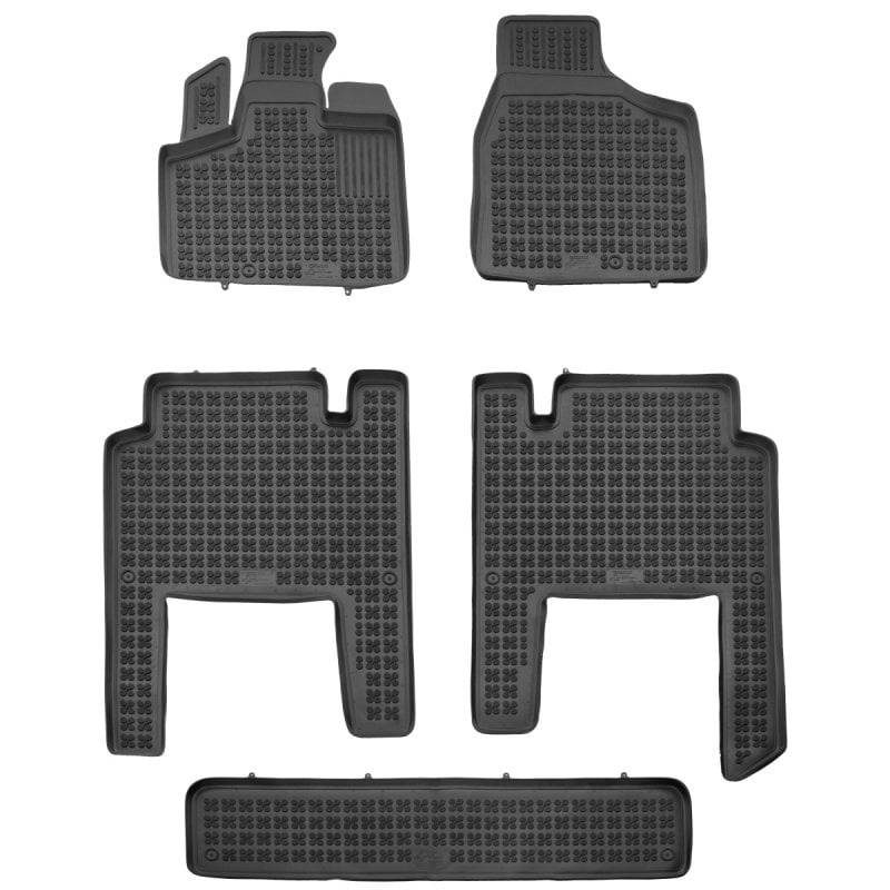 Gumové autokoberce Chrysler Voyager 2008-2016 (7 míst)