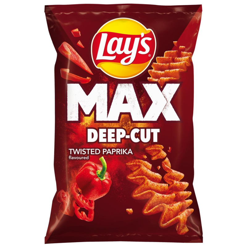 Lay's Max Deep-Cut s příchutí papriky