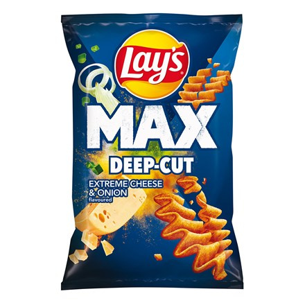 Lay's Max s příchutí sýra a cibulky