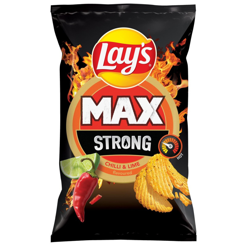 Lay's Max Strong s příchutí chilli a limetky