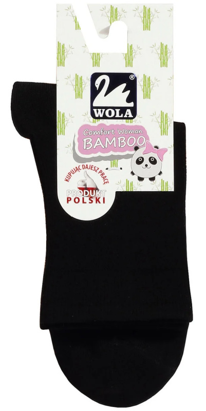 Dámské hladké ponožky Z BAMBOO bílá 39-41