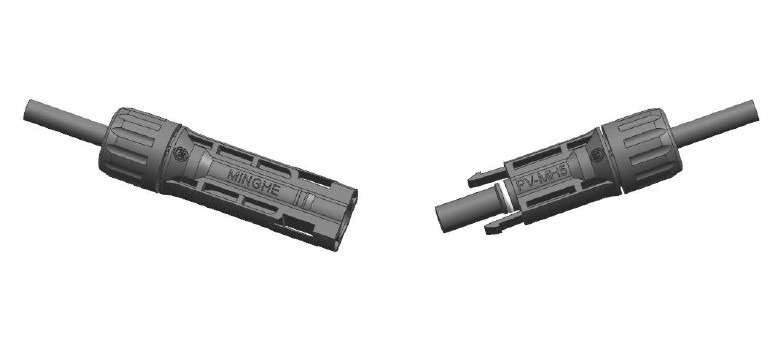 Solární konektor typu MC4 IP67 1500V (1pár)