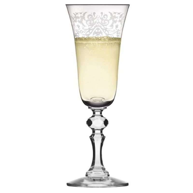 Sklenice na šampaňské Krista Deco Krosno 150 ml 6 ks
