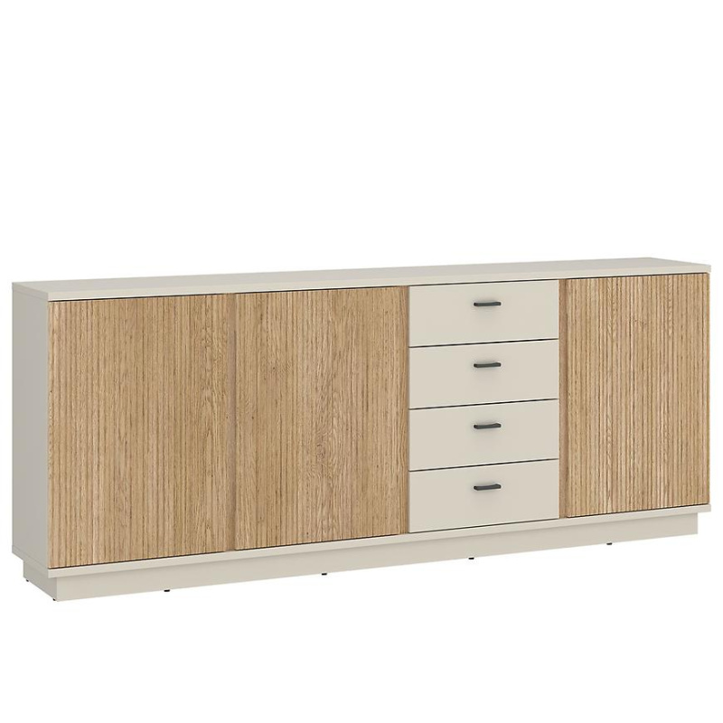 Komoda Mosano LUSK103 3D4S dub cremona/kašmír