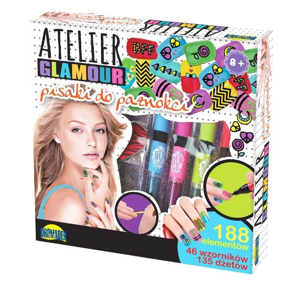 Atelier Glamour fixy na nehty kreativní sada