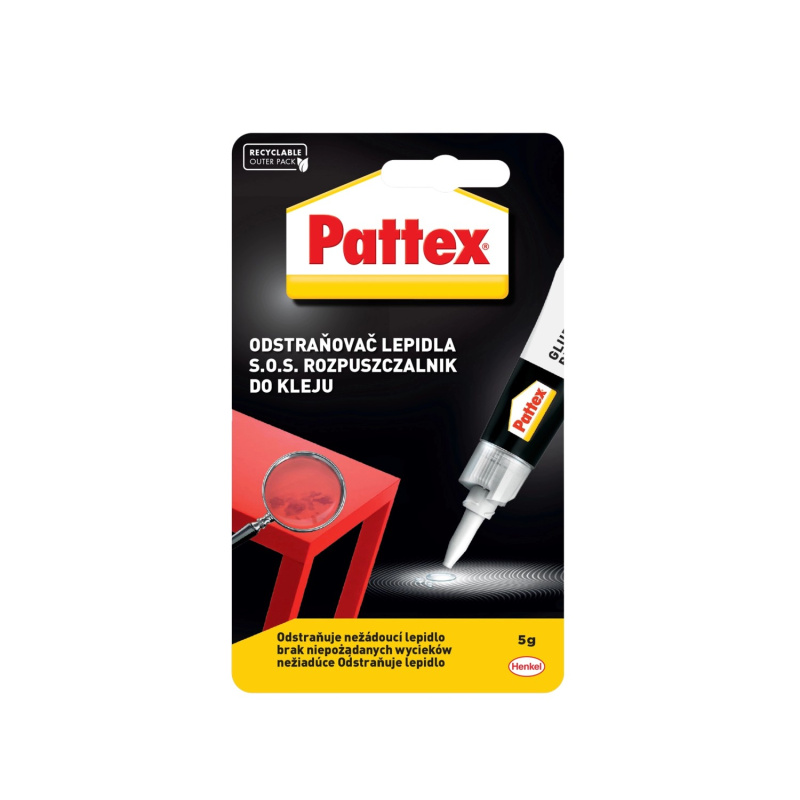 Odstraňovač vteřinového lepidla Pattex super attak - 5 g