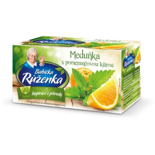 Babička Růženka čaj meduňkapomeranč 40g