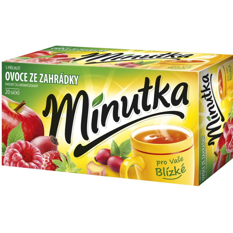 Minutka Čaj s příchutí ovoce ze zahrádky