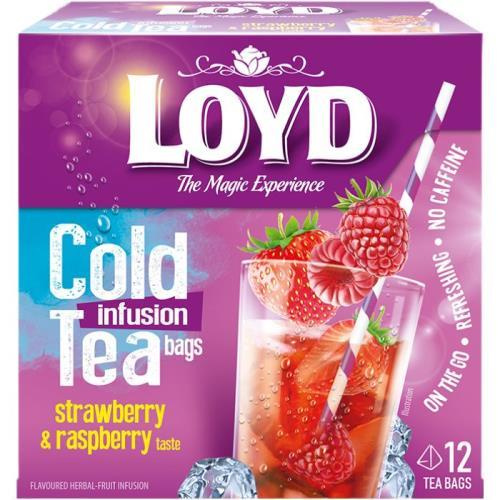 Loyd Pyramida cold tea jahoda a malina
