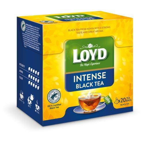 Loyd Tea pyramida black intense 40g