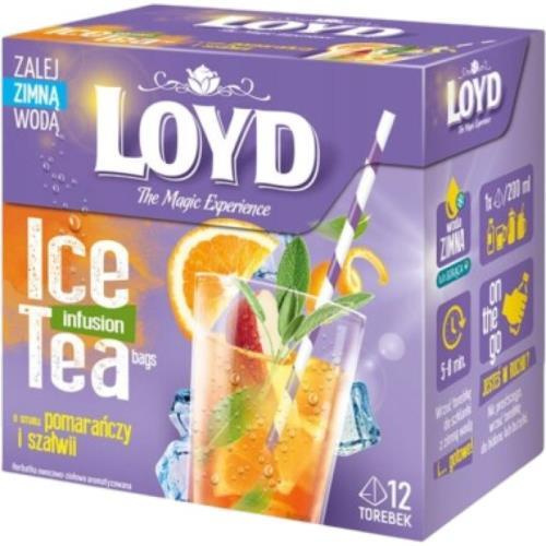 Loyd Pyramida cold tea pomeranč a šalvěj