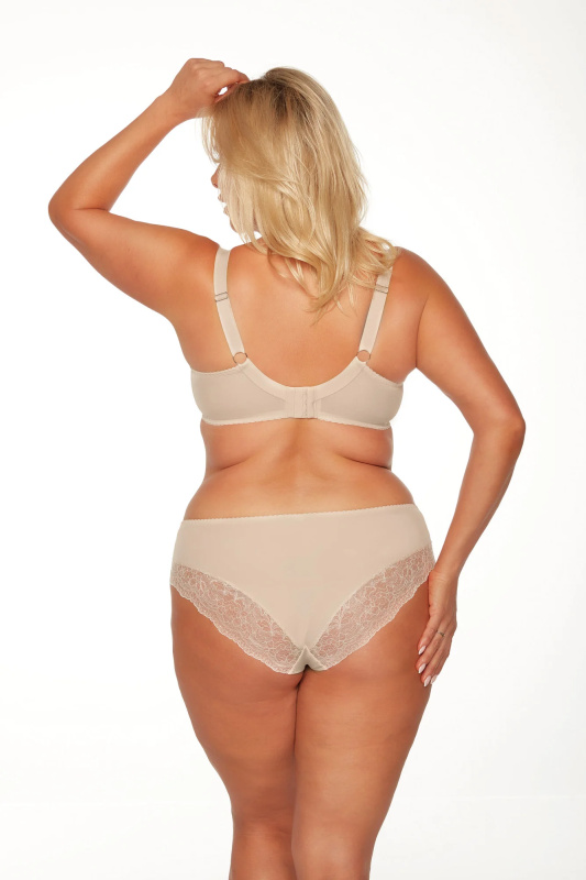 Krajkové kalhotky BM-41-MA-85-BEZ-FP1 - Bella Misteria XXXXL