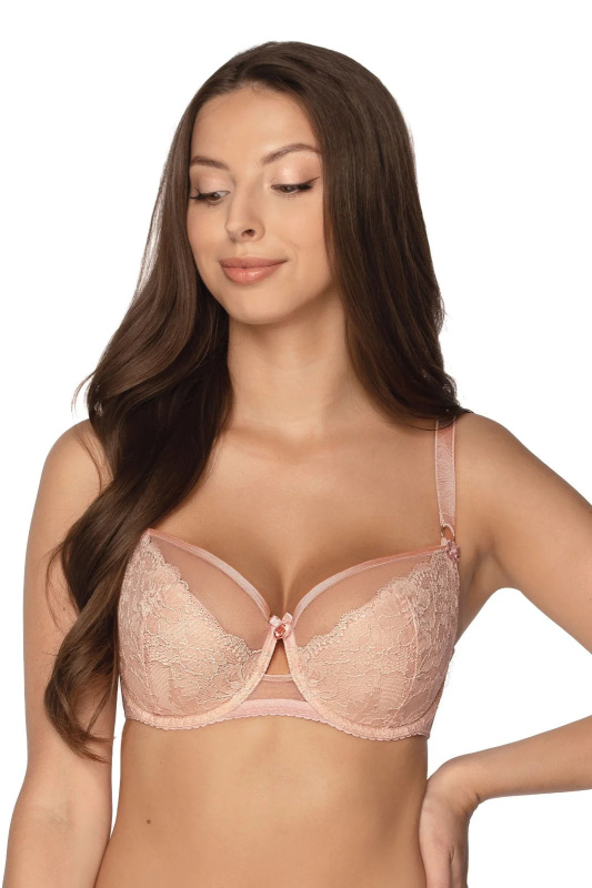 Poloměkká podprsenka Gaia BS 1192 Amelia Růžová 65F
