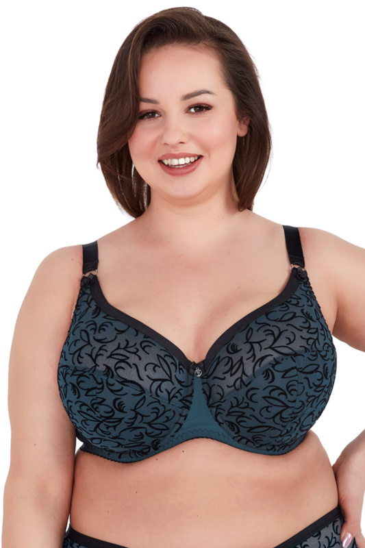 Podprsenka Gaia 1213M Adaline Maxi Barva: Modrá, Velikost: 75K