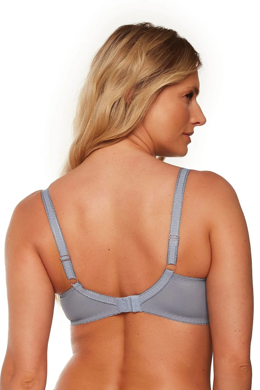 Polovyztužená dámská podprsenka semi soft Gaia BS 1249 Helena modrá 70E