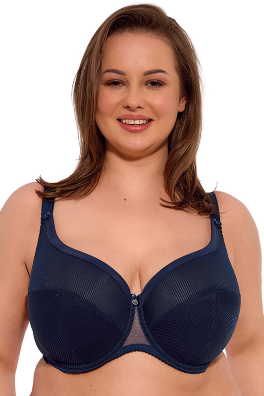 Podprsenka Gaia 1058M Sonia Maxi Barva: Modrá - tmavě, Velikost: 95F