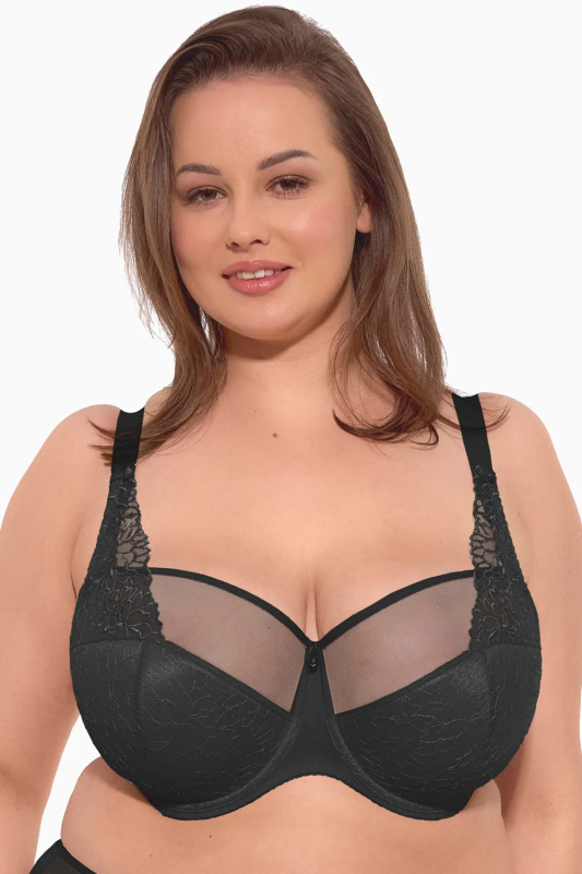 Podprsenka Gaia 1300M Maja Maxi Barva: Černá, Velikost: 90G