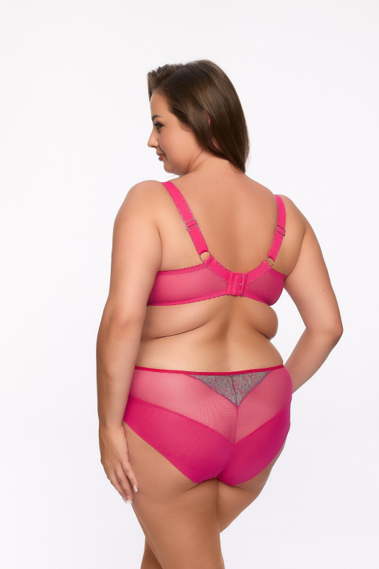 Gaia soft bra BSM 1294 Cintia Maxi fuchsiově tyrkysová 95F