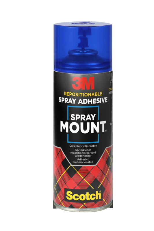 3M Lepidlo ve spreji Spray Mount - čiré, 400 ml